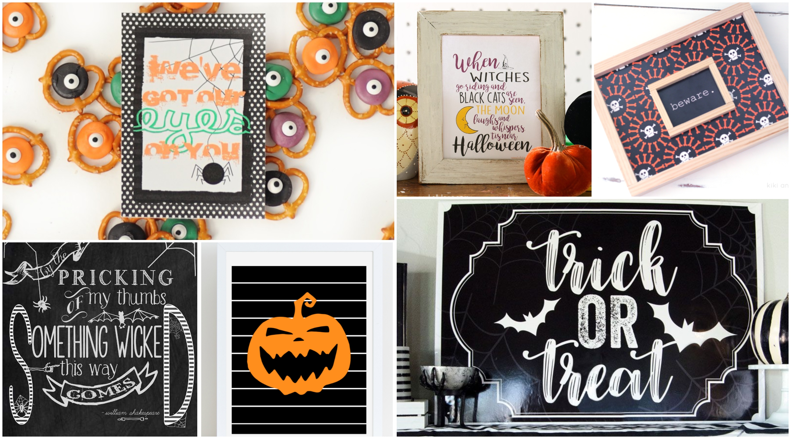 20+ Printable Halloween Decorations Perfect for Your Home