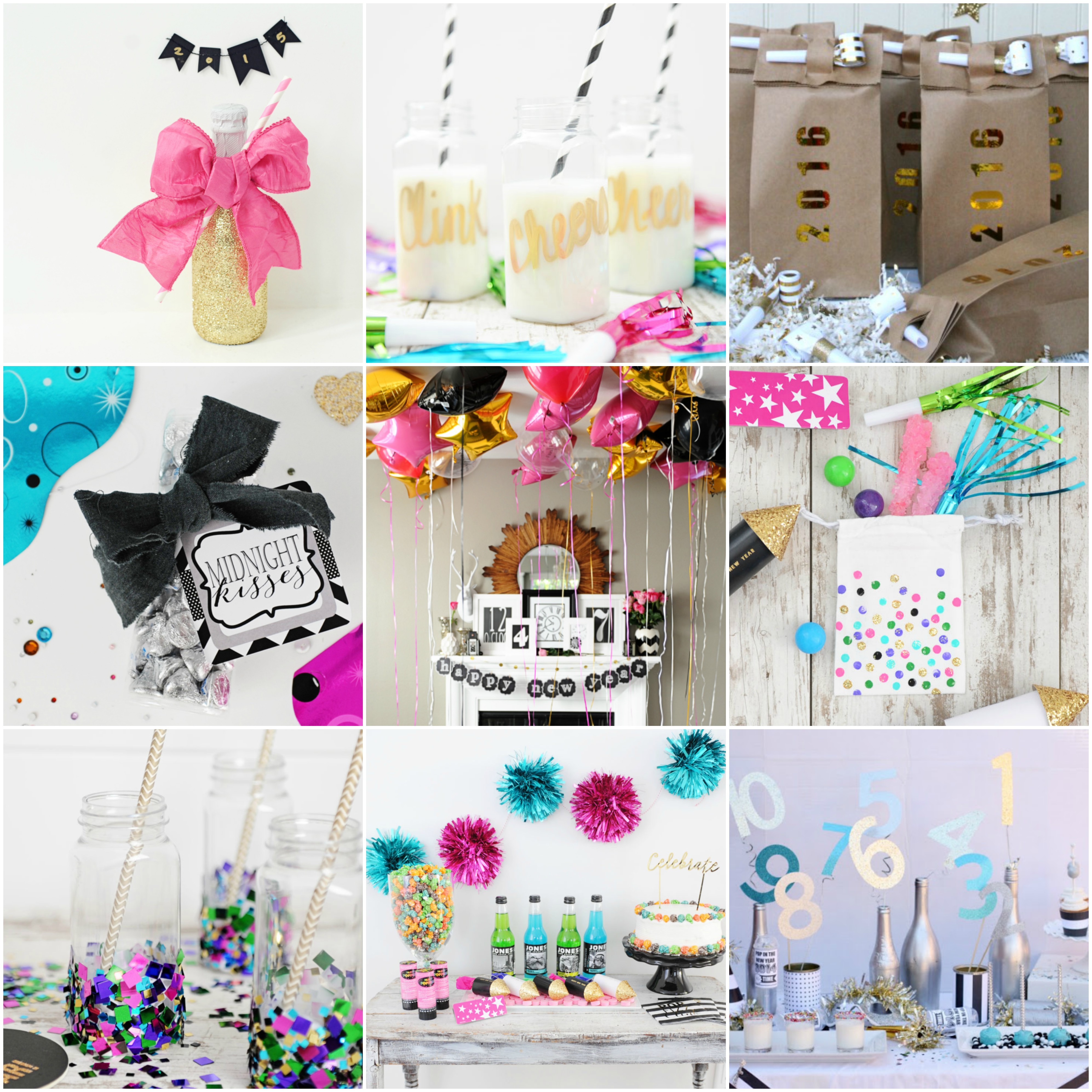 New Year’s Eve Party Ideas, Favors, and Printables